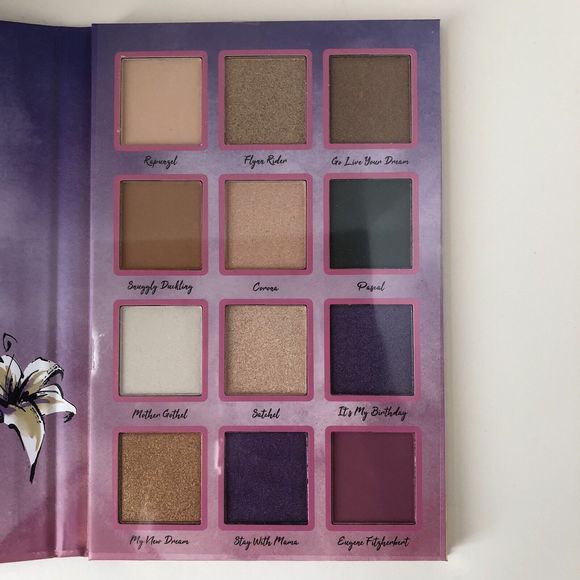 Taste Beauty Disney Princess Tangled Eyeshadow Palette New - Picture 5 of 6